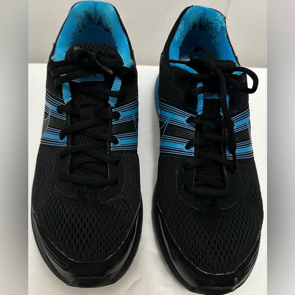 Nike Pegasus 29 Black and Blue Running Shoes Mens Size 9